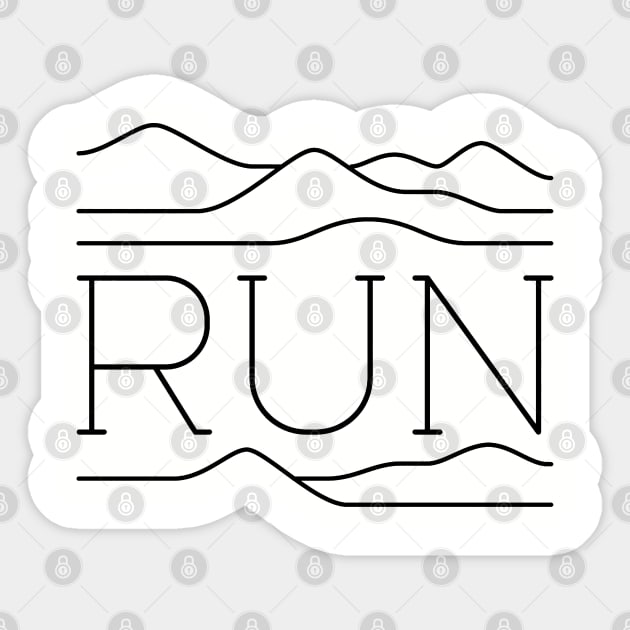 Run Sticker by elijahgerards